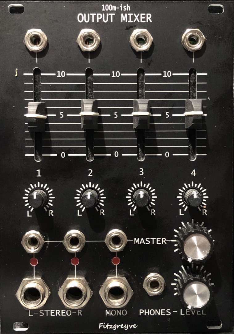 Panel image for 100m-ish Output Mixer