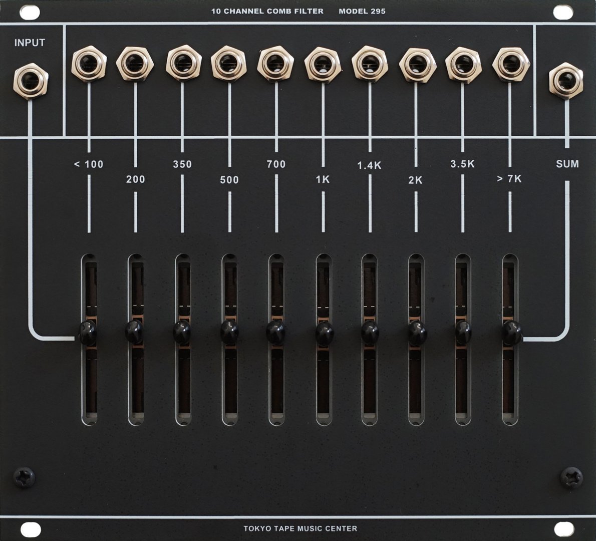 Panel image for 10 Channel Comb Filter MODEL 295