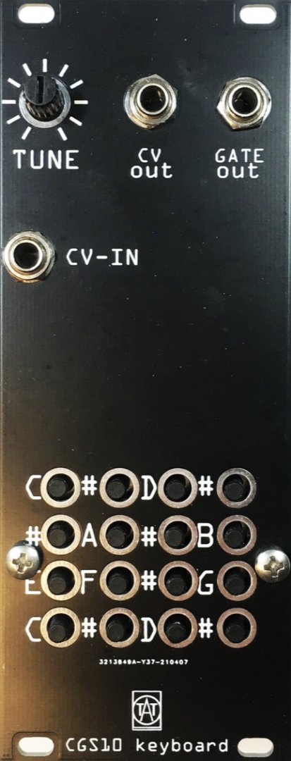 Panel image for 16-note Keyboard