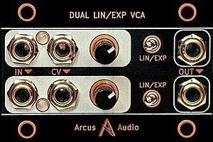Panel image for 1U Dual LIN/EXP VCA