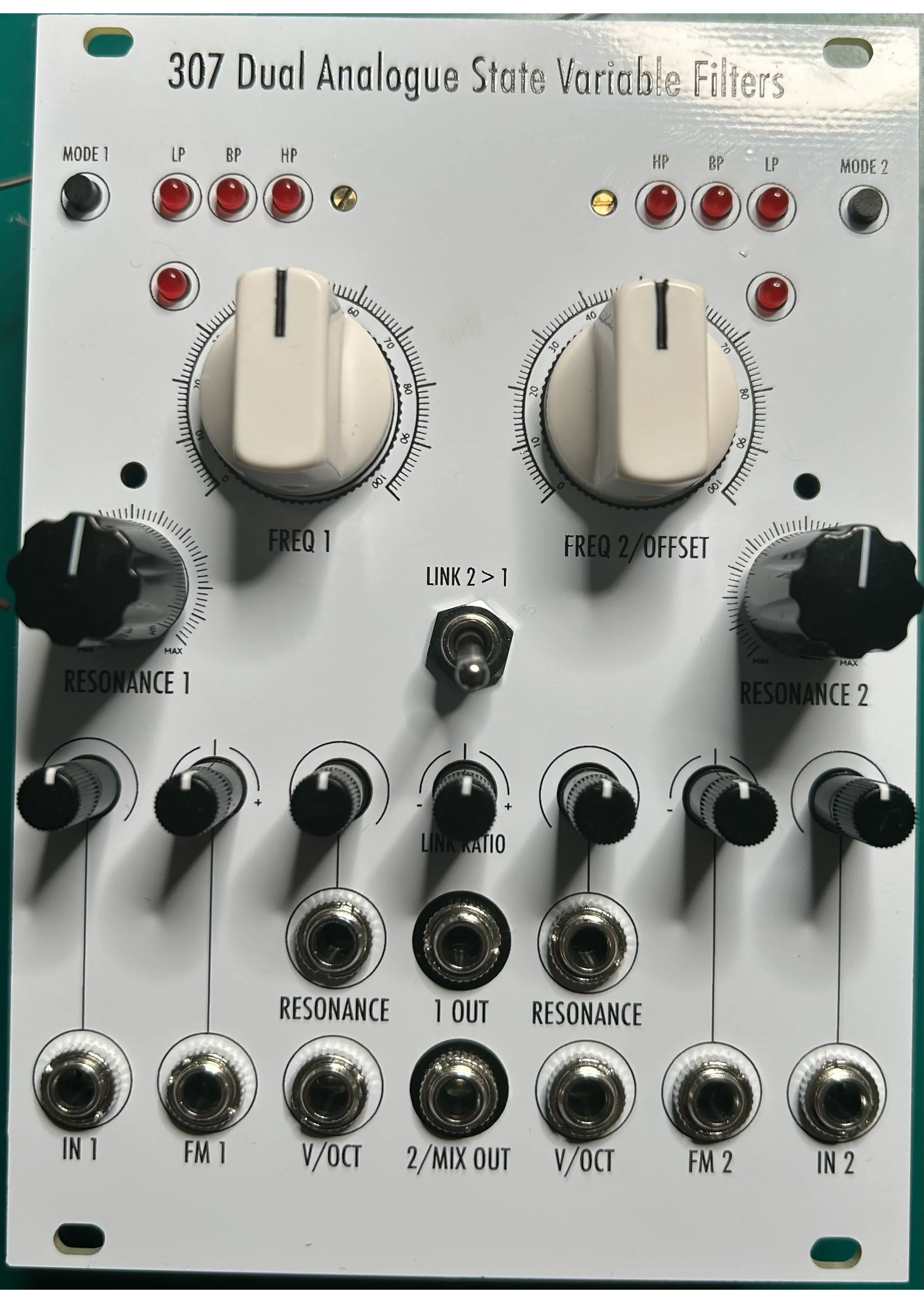 Panel image for 307 Dual Analogue State Variable Filters