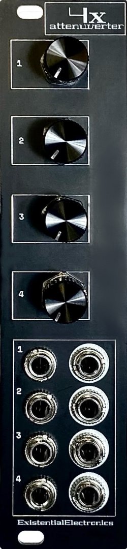 Panel image for 4x Attenuverter and CV Controller