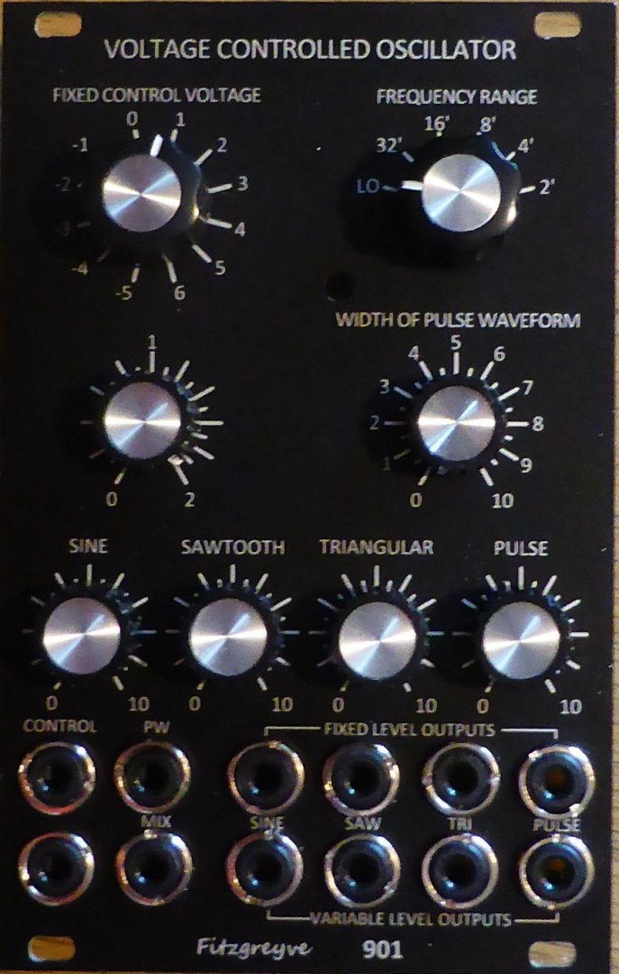 Panel image for 901 Voltage Controlled Oscillator