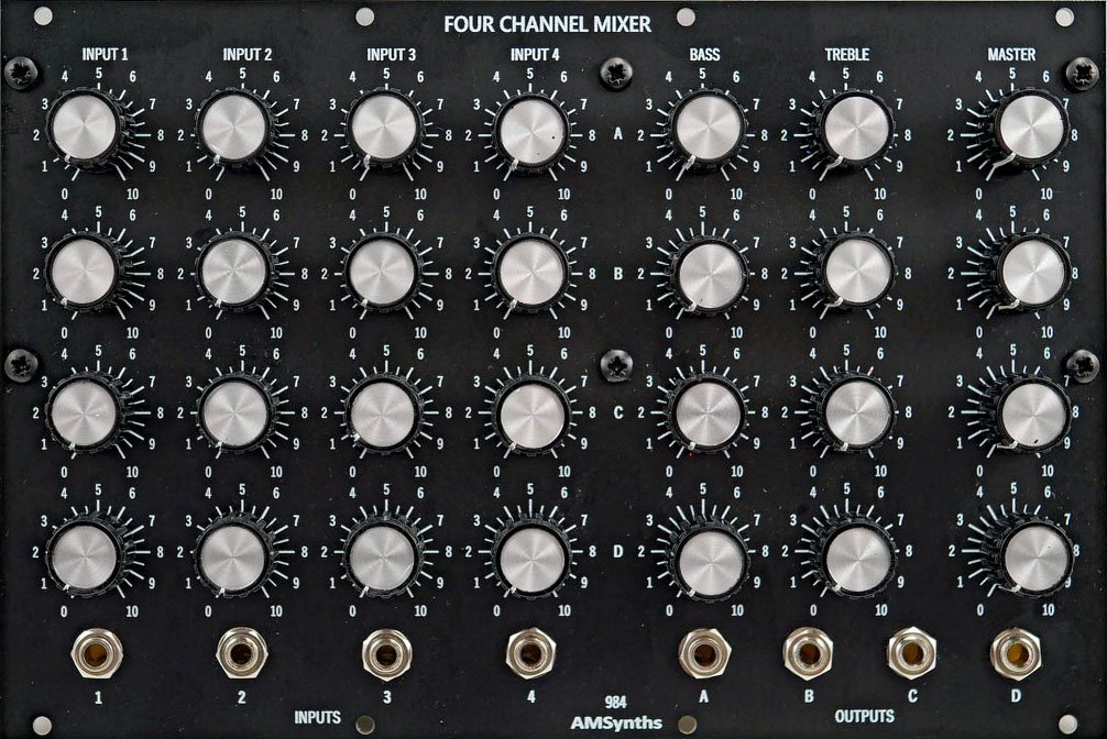 Panel image for 984 Four Channel Mixer