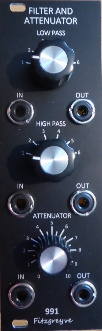 Panel image for 991 Filter and Attenuator