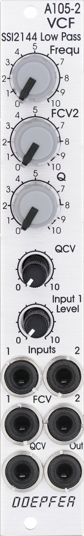 Panel image for A-105-2 24dB SSI Low Pass Filter