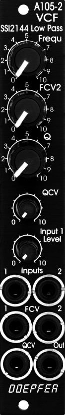 Panel image for A-105-2v 24dB SSI Low Pass Filter