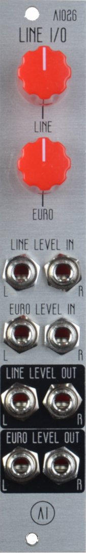 Panel image for AI026 Eurorack Line Interface