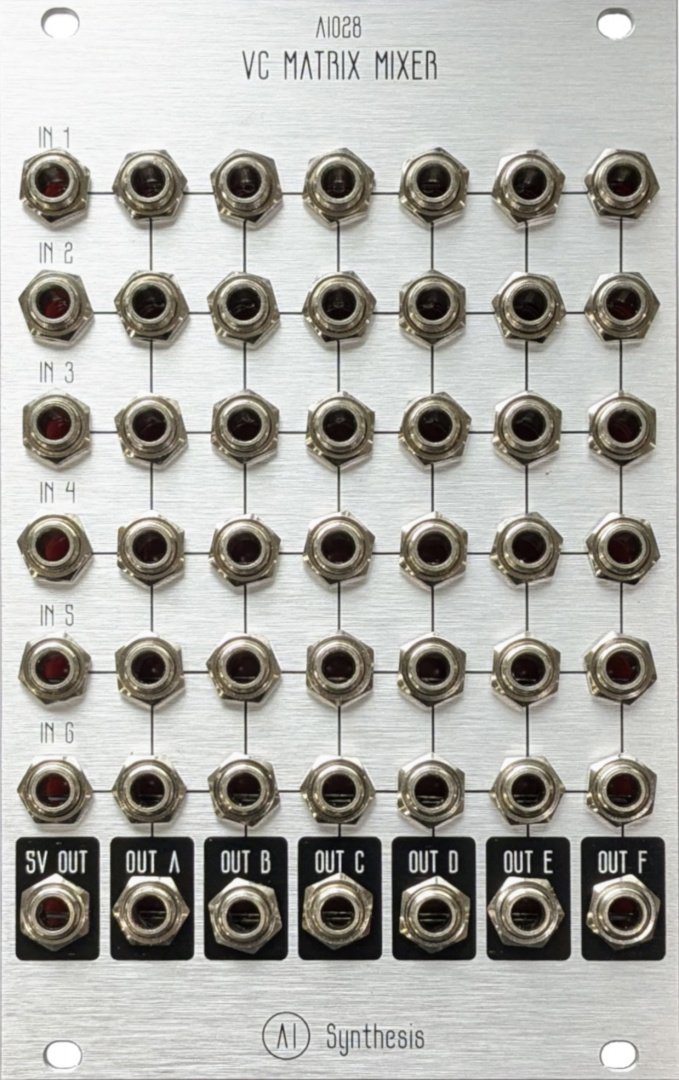 Panel image for AI028 Voltage Controlled Matrix Mixer