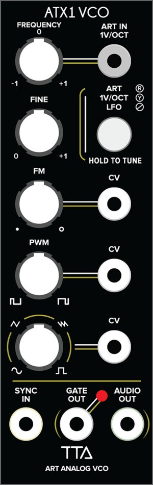 Panel image for ATX1 VCO