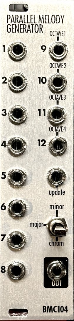 Panel image for BMC104 Parallel Melody Generator