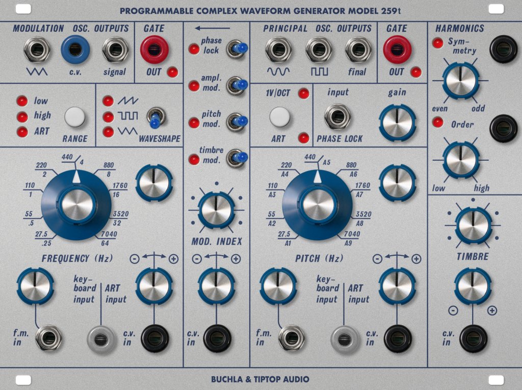 Panel image for Buchla 259t