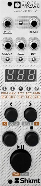 Panel image for Clock O'Pawn MKII