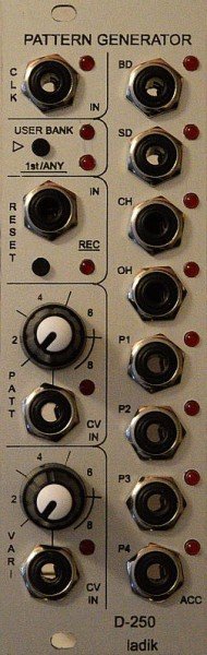 Panel image for D-250 Pattern Generator