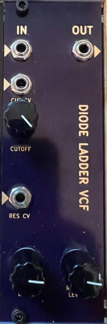 Panel image for Diode Ladder VCF
