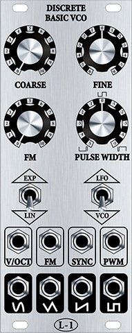 Panel image for Discrete Basic VCO
