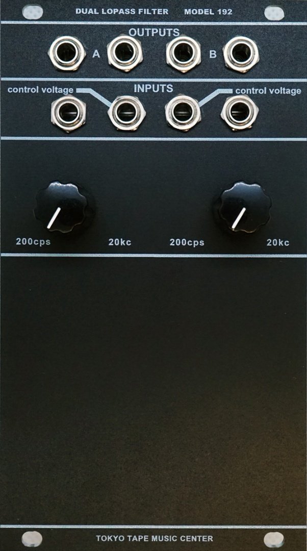 Panel image for Dual Lopass Filter