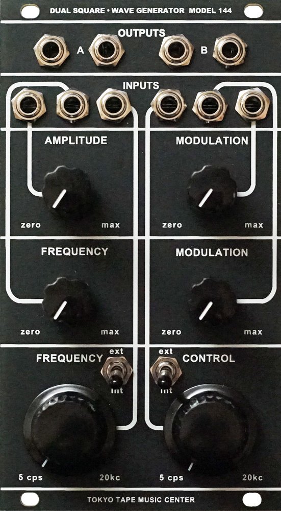 Panel image for Dual Square Wave Generator Model 144 REV3
