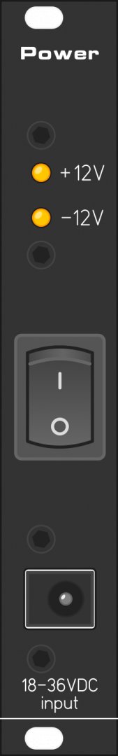 Panel image for Eurorack SMPS