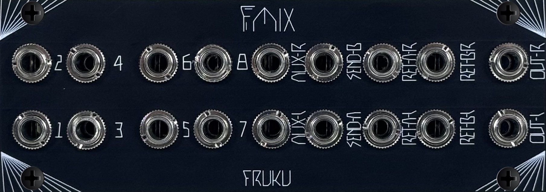 Panel image for Fmix - Jacks Module 1U