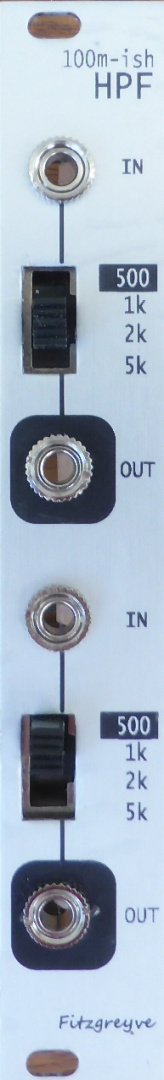 Panel image for High pass Filter