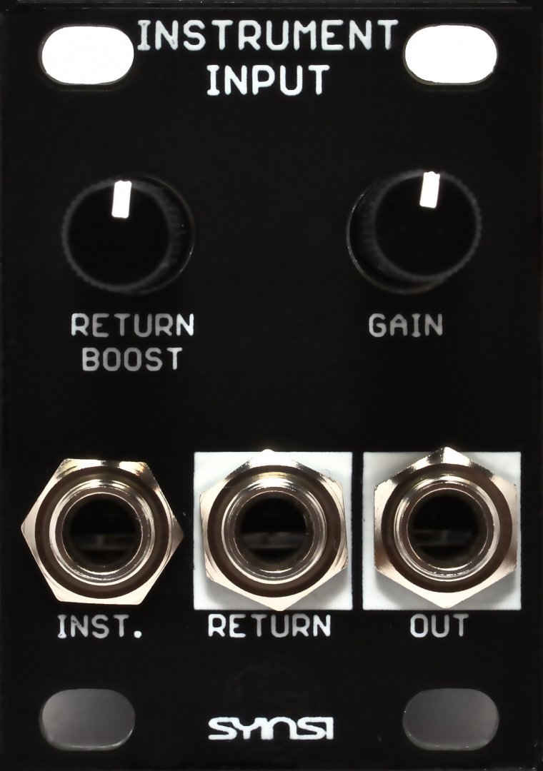 Panel image for Instrument Input