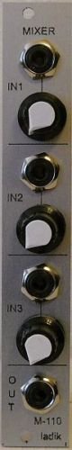 Panel image for M-110 3ch Mixer