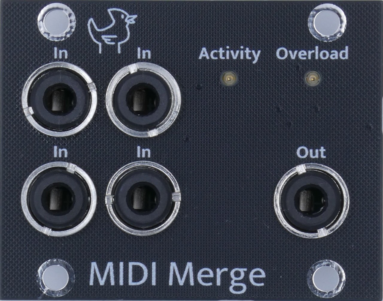 Panel image for MIDI Merge 1U