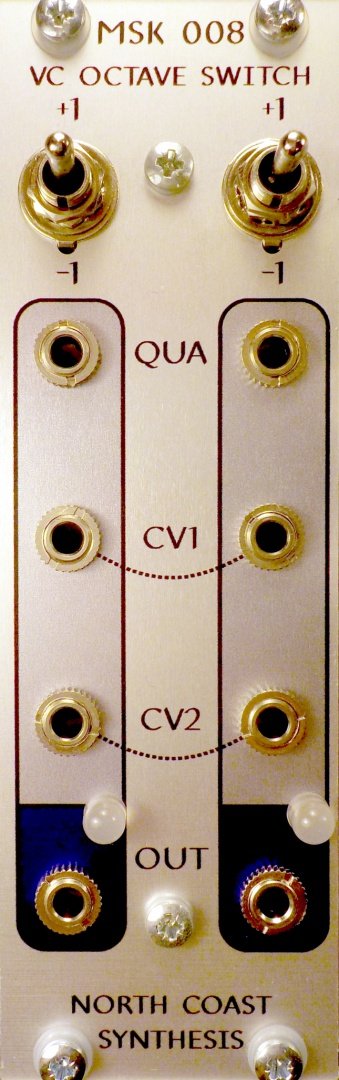 Panel image for MSK 008 Dual VC Octave Switch