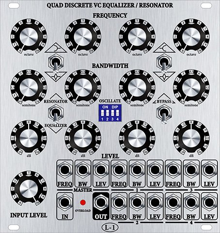 Panel image for Quad Discrete VC Equalizer / Resonator