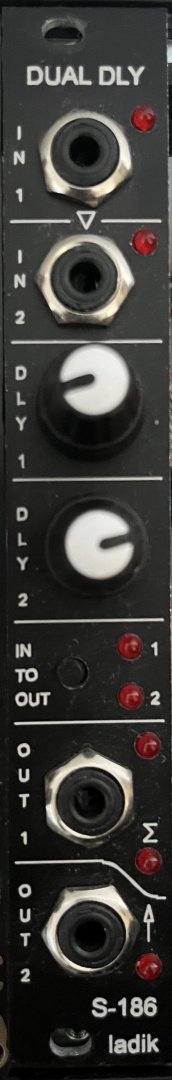 Panel image for S-186 Dual Delay