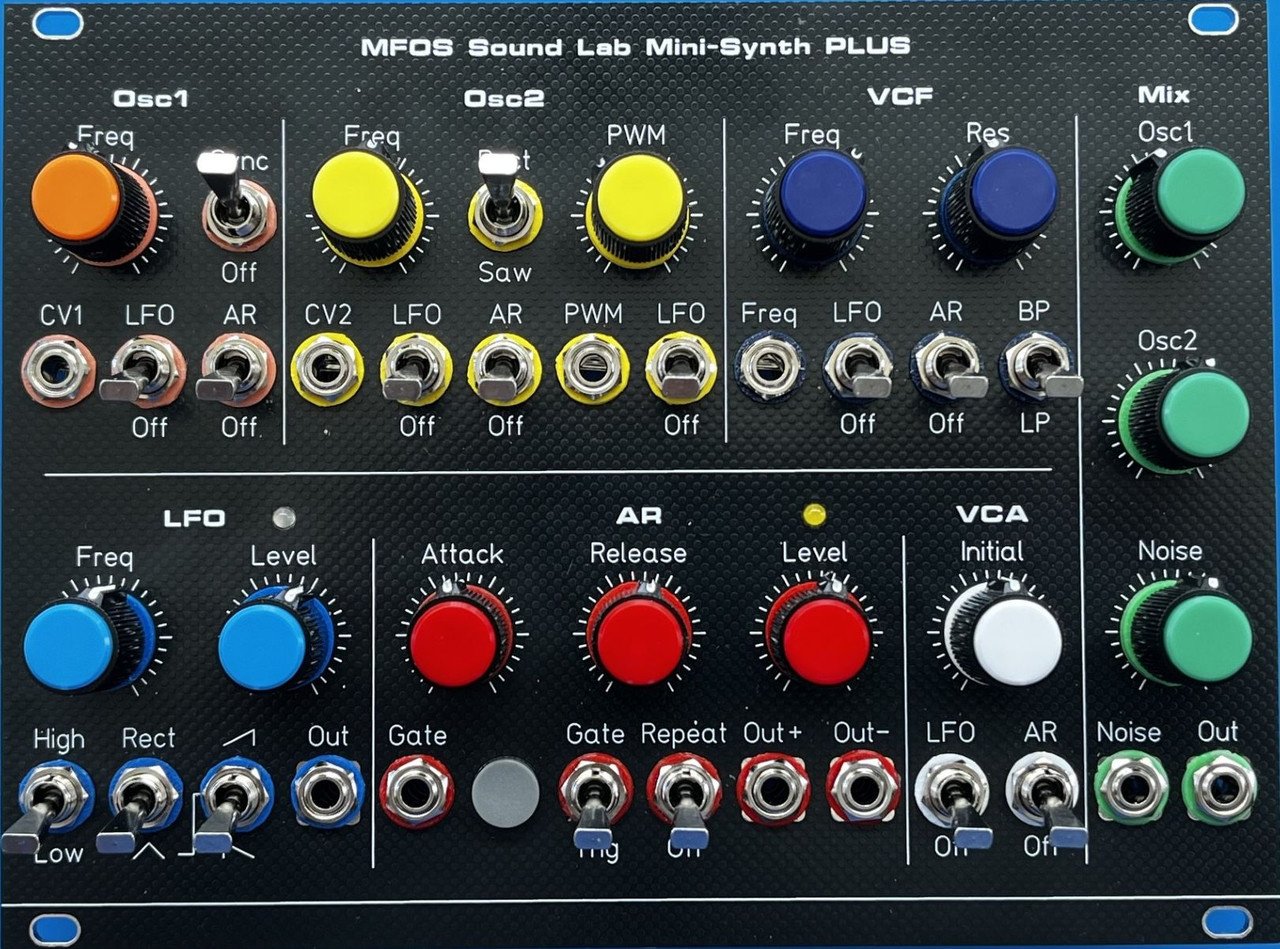 Panel image for Sound Lab Mini-Synth PLUS Eurorack Version