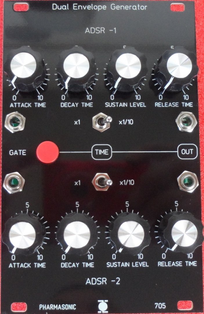 Panel image for SYS-700 Dual ADSR 705