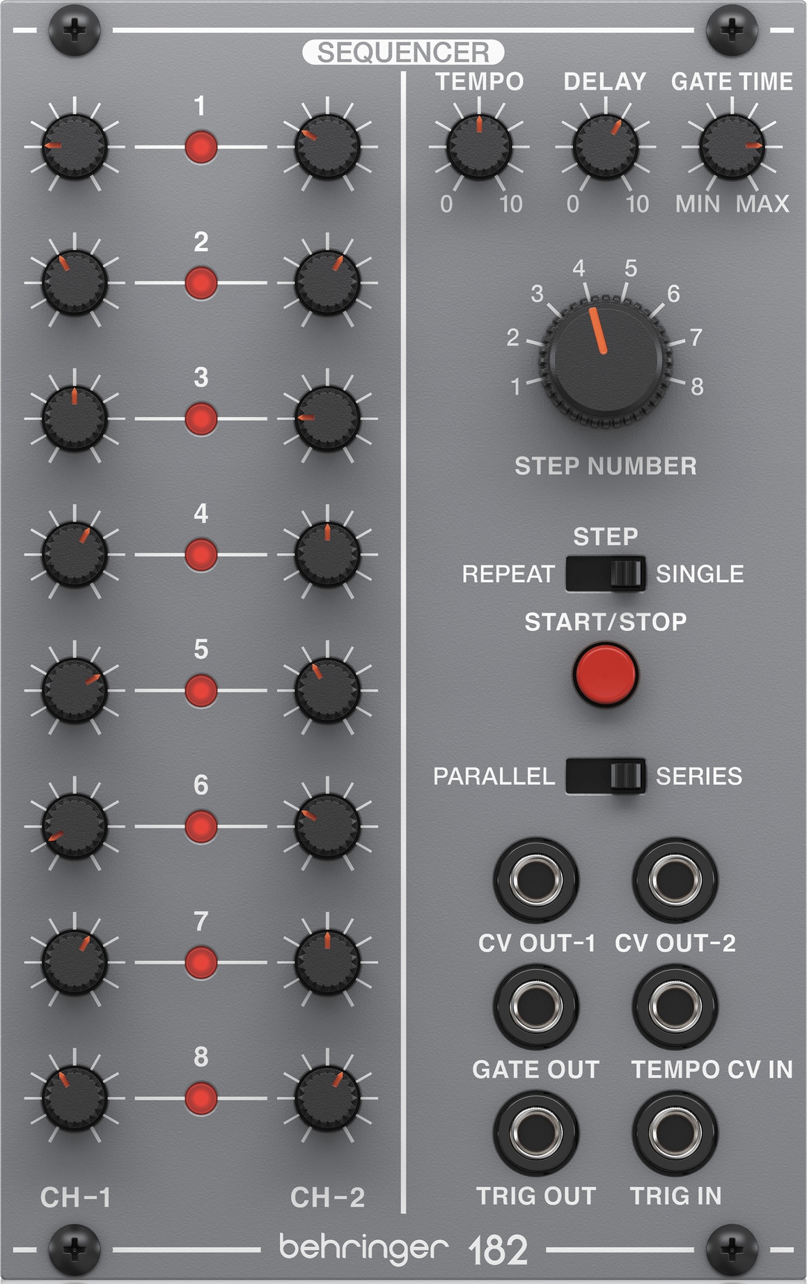Panel image for SYSTEM 100 182 ANALOG SEQUENCER