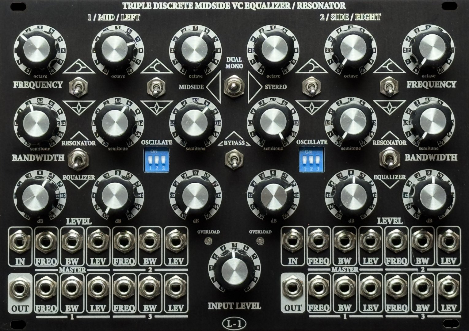 Panel image for Triple Midside/Stereo Discrete VC Equalizer/Resonator