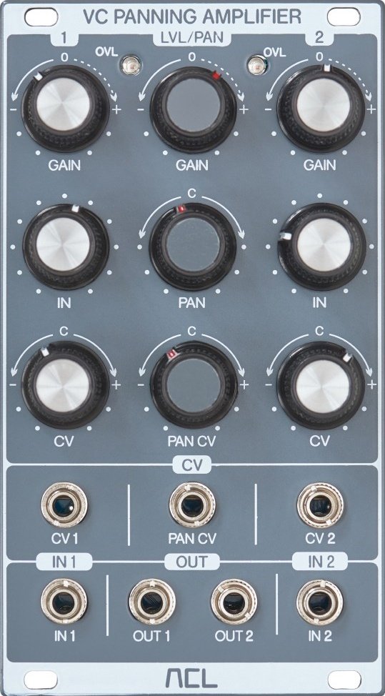 Panel image for VC Panning Amplifier