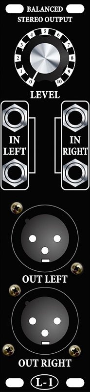 Panel image for XLR Balanced Stereo Output