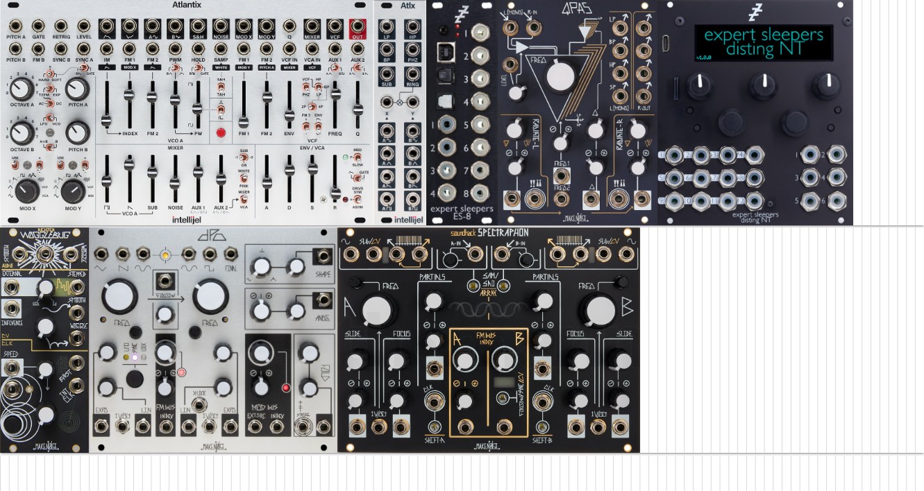 Rack preview for audio-only