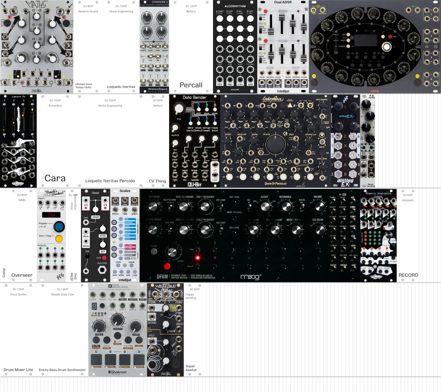 Rack preview for Module I HAD