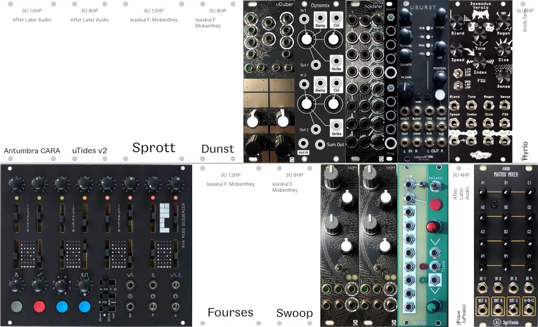 Rack preview for Live System