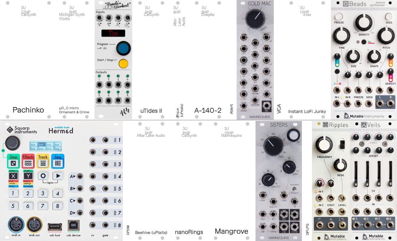 Rack preview for voice