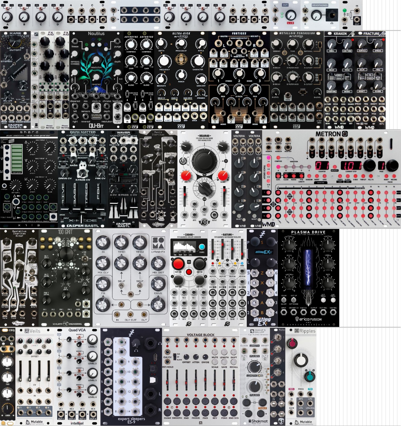 Rack preview for Full rig end 2024