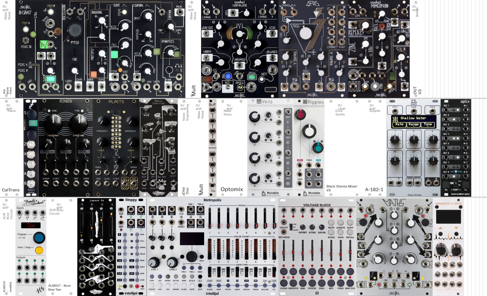 Rack preview for Actual