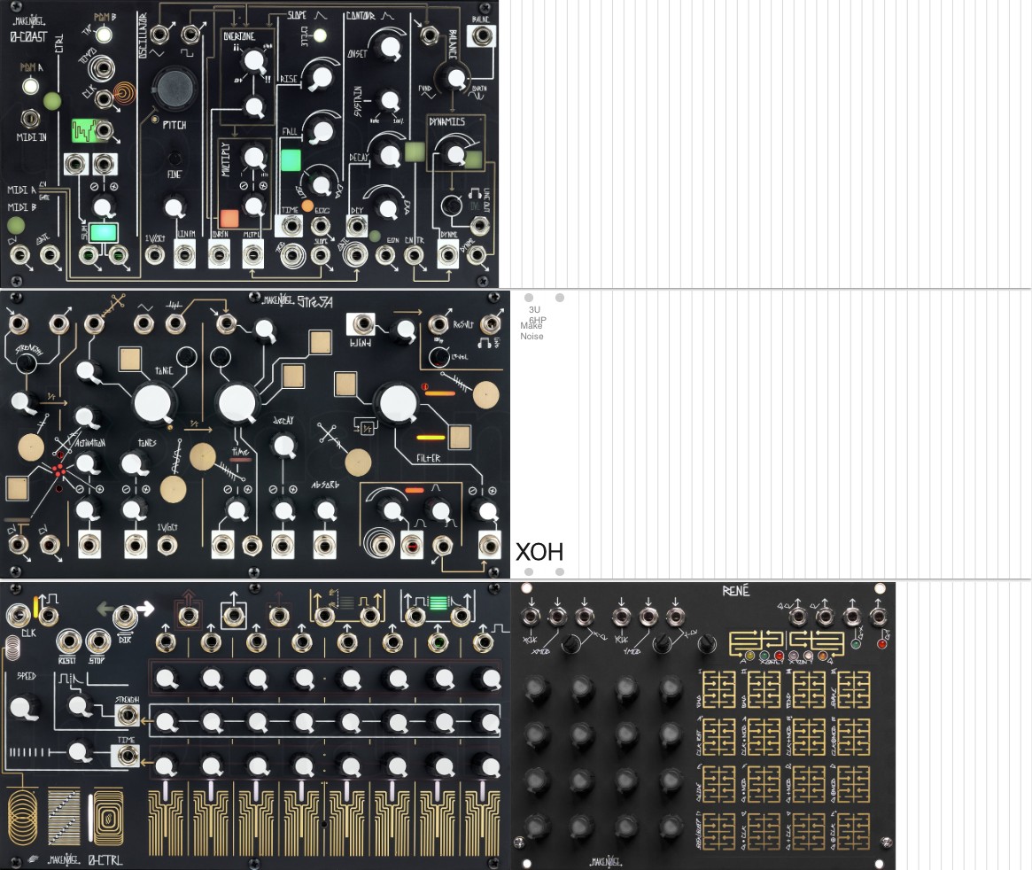 Rack preview for 2026 Make Noise Performance Rack